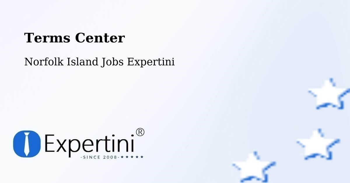Terms of Service – Norfolk Island - Norfolk Island Jobs Expertini